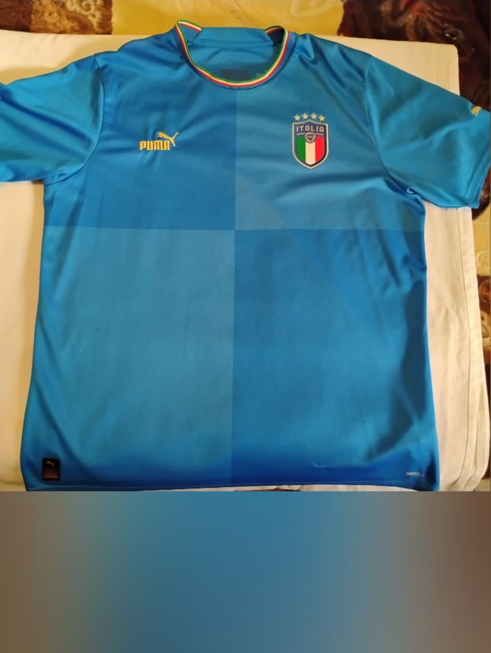 Camiseta Selección Italia 2022 Puma Azul XL - Usada Excelente Estado
